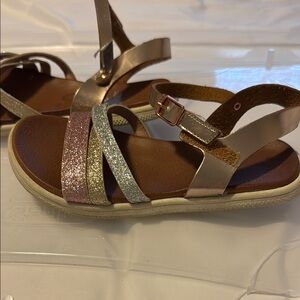 Kids Glitter Strap Sandals